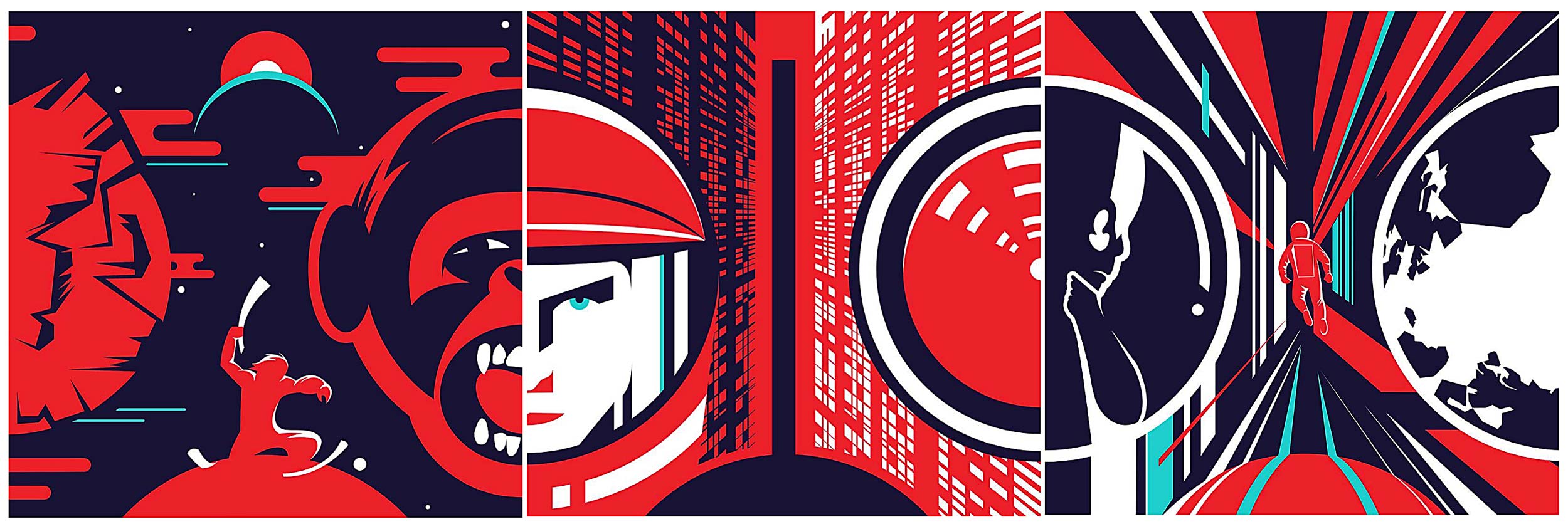 IRL - In Reel Life - A Space Odyssey illustration